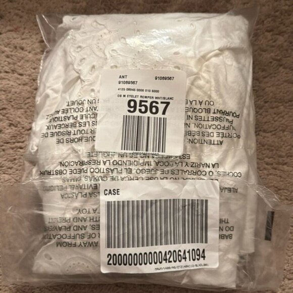 Anthropologie Maeve Medium Sleeveless Eyelet Romper White NWT MSRP $118 - Picture 5 of 6